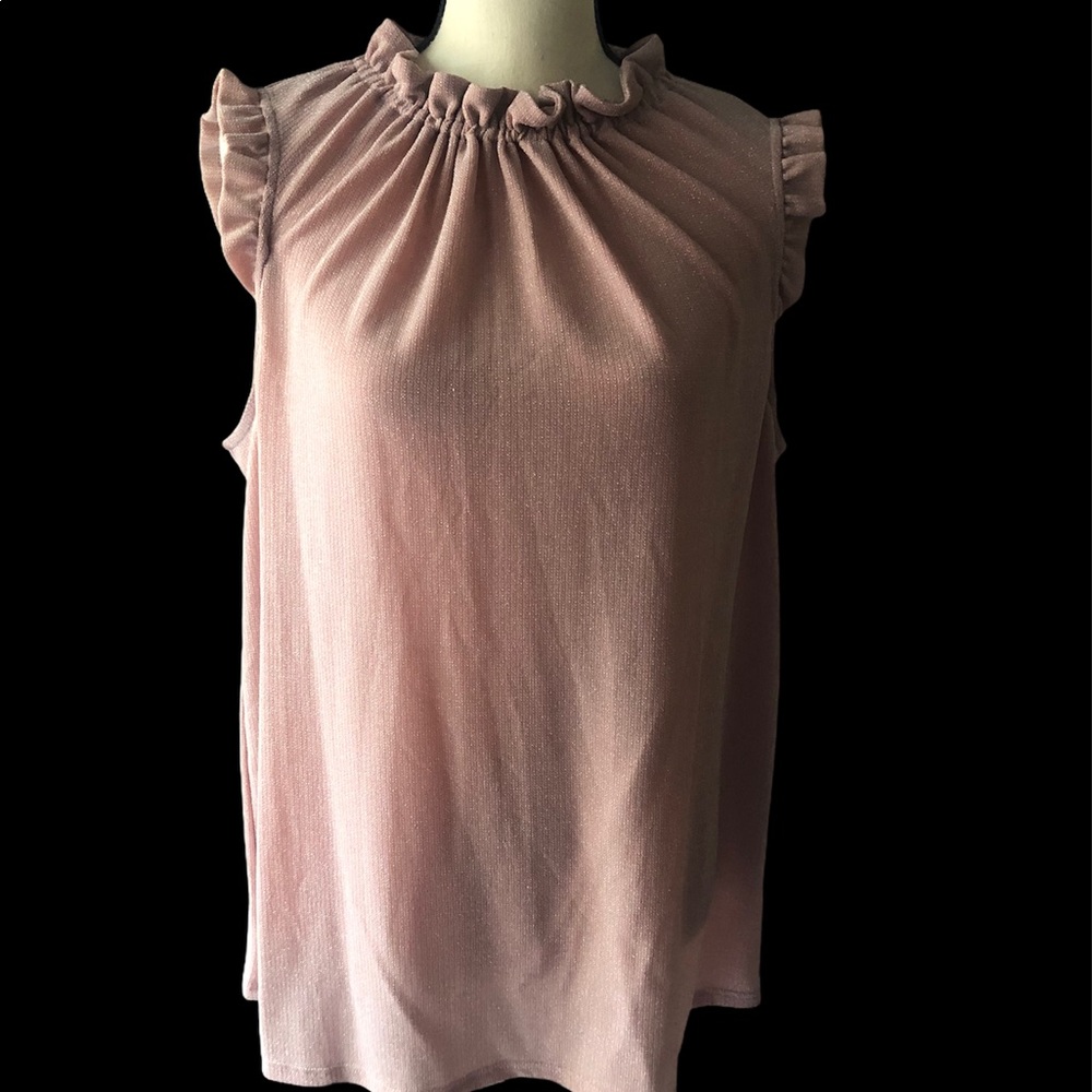 Olivia blu sparkly pink top